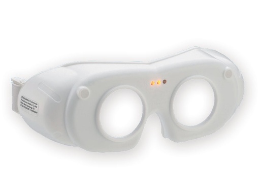 [31209] LUNETTES DE RECHERCHE DE NYSTAGMUS LED A BATTERIES - blanches