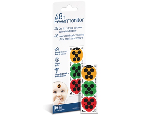 [25601] MONITEUR DE FIÈVRE 48h - paquet de 3 unités