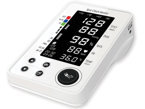 [35162] MONITEUR PATIENT MULTIPARAMÈTRES PC-300 SpO2, NIBP, TEMP, PR avec écran