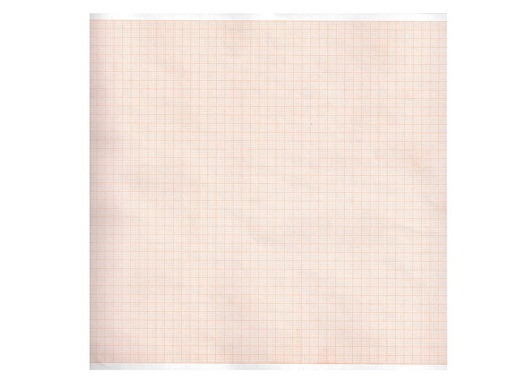 [32960] Papier thermique ECG - 210x30 mm x m rouleau - grille orange - boîte de 5