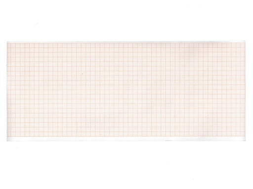 [33033] Papier thermique ECG 107x25 mm x m rouleau - grille orange