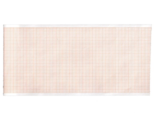 [32970] Papier thermique ECG 110x20 mm x m rouleau - grille orange