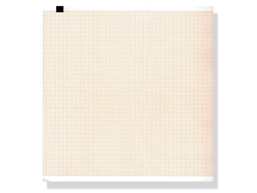 [32985] Papier thermique ECG 210x 300mm x200f paquet - grille orange