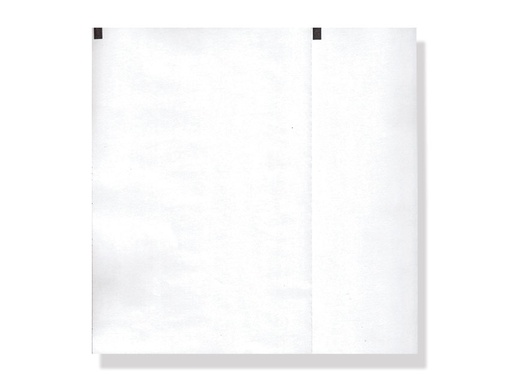 [33026] Papier thermique ECG 210x140mm x215s paquet - grille blanche - boîte de 10