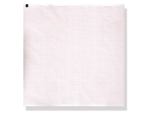 [32982] Papier thermique ECG 210x280mm x215f paquet - grille orange