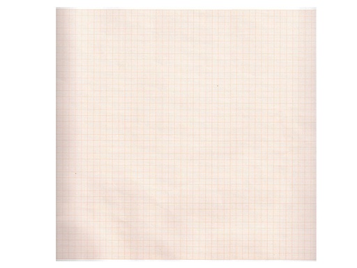 [32992] Papier thermique ECG 210x30 mm x m rouleau - grille orange - boîte de 5