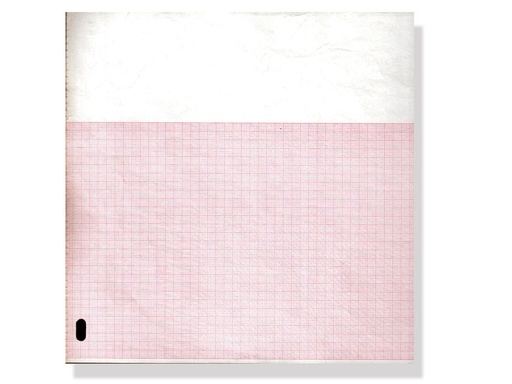 [32999] Papier thermique ECG 210x300mm x200f paquet - grille orange