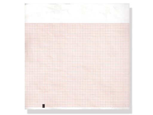 [33019] Papier thermique ECG 210x300mm x250f paquet - grille orange