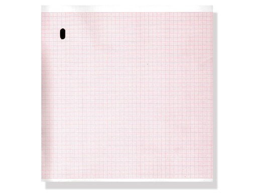 [33011] Papier thermique ECG 215x280mm x300f paquet - grille orange