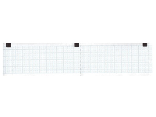 [32971] Papier thermique ECG 50x30 mm x m rouleau - grille blue - boîte de 20