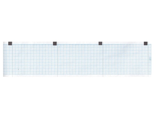 [32973] Papier thermique ECG 60x15 mm x m rouleau - grille blue - boîte de 25