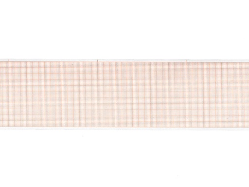 [32957] Papier thermique ECG 60x30 mm x m rouleau - grille orange - boîte de 20