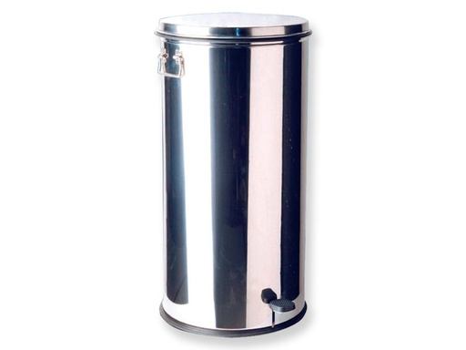 [27983] POUBELLE 70 l à pédale - acier inox