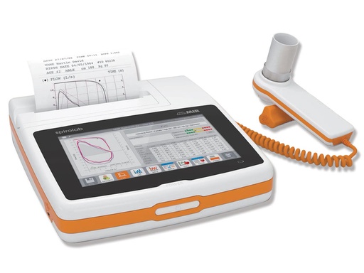 [33519] SPIROMÈTRE DIAGNOSTIQUE COULEUR SPIROLAB avec écran 7", imprimante et logiciel