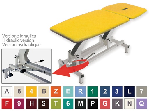 [27596] TABLE BRUXELLES hydraulique grande - couleur au choix