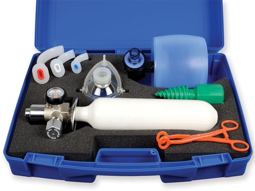 [34181] TROUSSE DE PREMIERS SOINS SPEED-1 avec cylindre UNI - réanimateur autoclavable