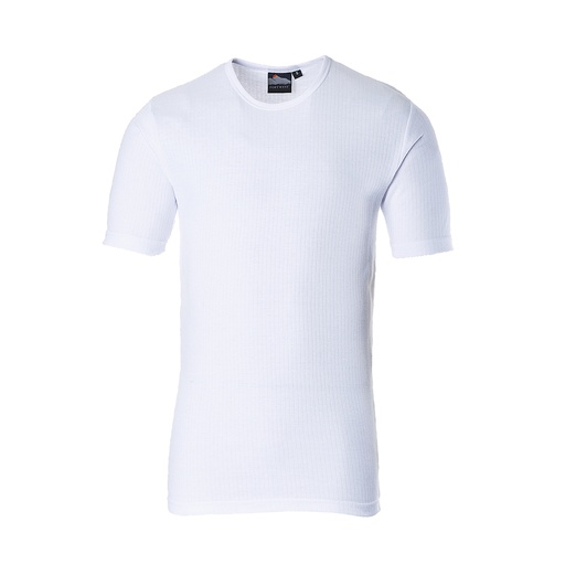 B120 - T-shirt thermique Manches courtes - Blanc