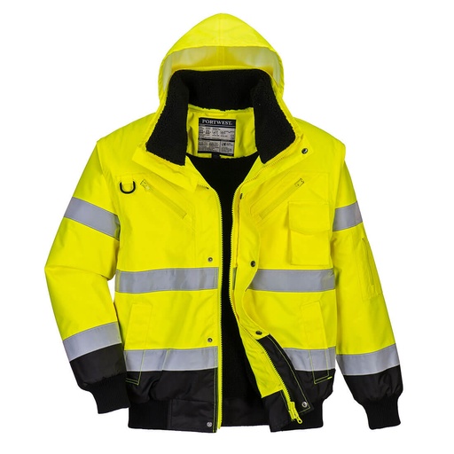 Blouson Haute-Visibilité bicolore - Jaune/Noir