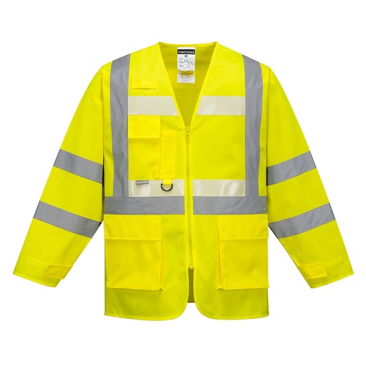 Gilet avec manches Executive Glowtex - Jaune