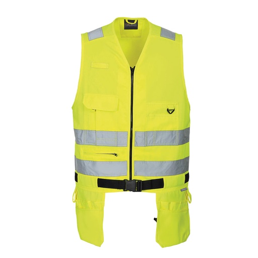 Gilet multipoches porte-outils Xenon - Jaune