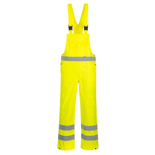 Hi-Vis Bib & Brace - Unlined - Jaune