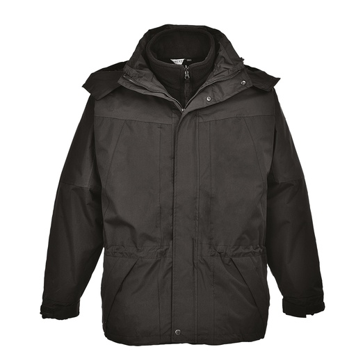 Parka Homme Bicolore Aviemore - Noir