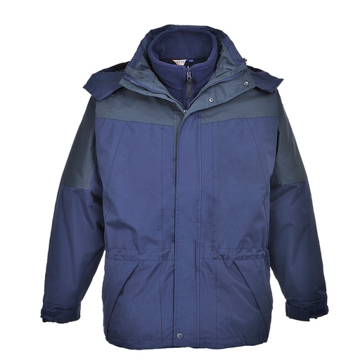 Parka Homme Bicolore Aviemore - Marine