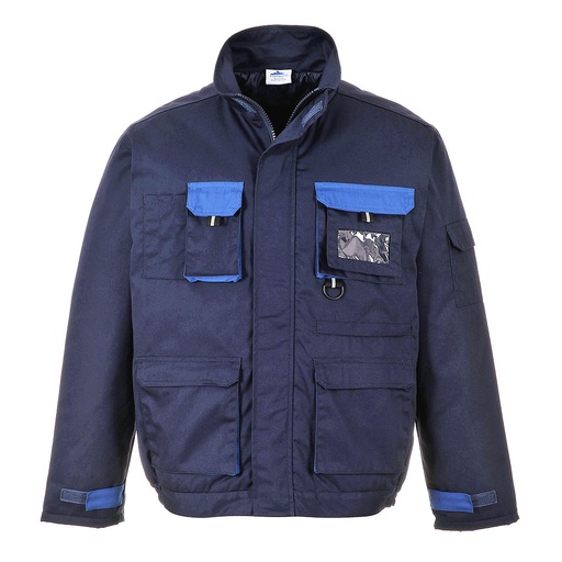 Blouson Texo Contrast Matelassé - Marine