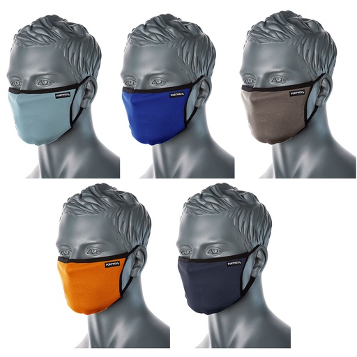 [CV30ASS] CV30 - masque facial en tissu 3 plis (Pk25) - Assorti (25 pièces)