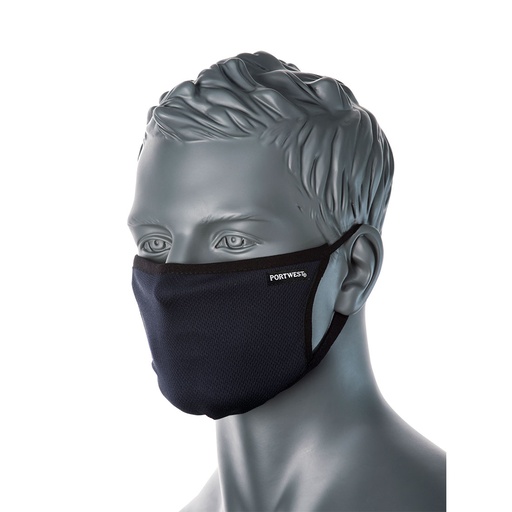 [CV30DNR] CV30 - masque facial en tissu 3 plis (Pk25) - Marine Foncé (25 pièces)