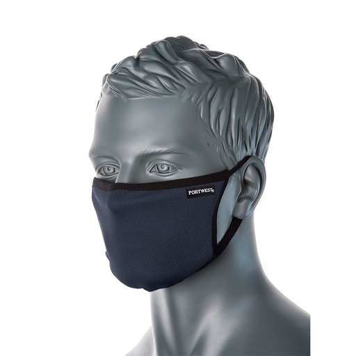 [CV30GGR] CV30 - masque facial en tissu 3 plis (Pk25) - Gris Graphite (25 pièces)
