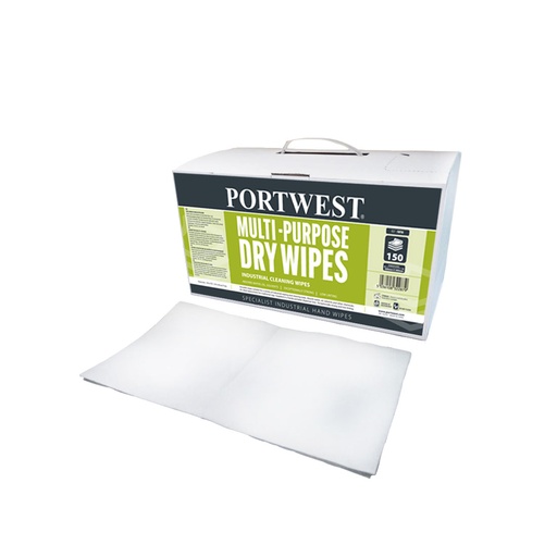 [IW90WHR] Lingettes sèches multi-usages (150 lingettes) - Blanc