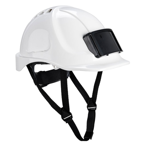 [PB55WHR] Casque Endurance avec porte-badge - Blanc