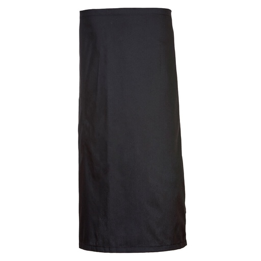 [S794BKR] Tablier Chef avec poche - Noir