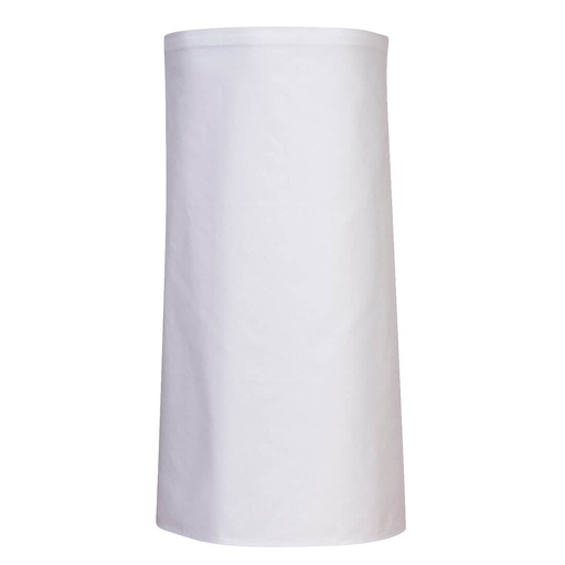 [S837WHR] Tablier Chef standard - Blanc