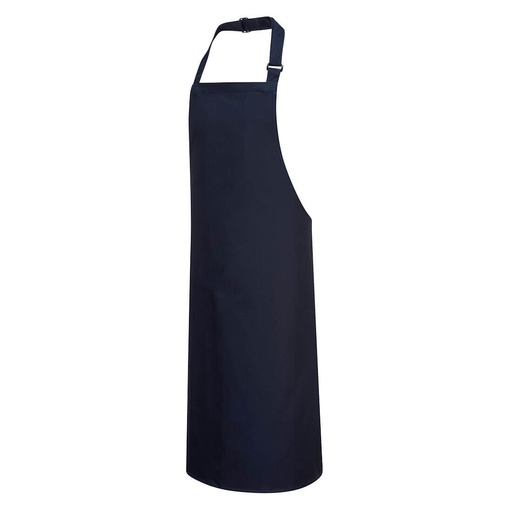[S840NAR] Tablier à bavette Coton - Marine