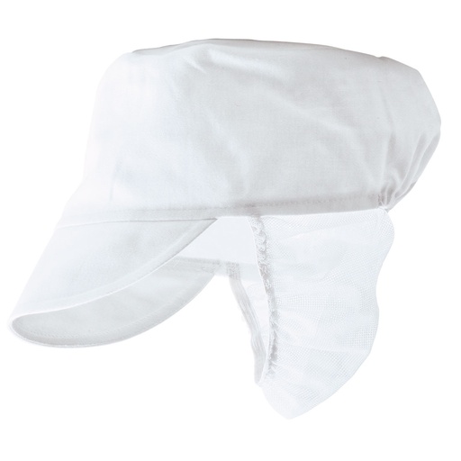 [S896WHR] Casquette à résille - Blanc