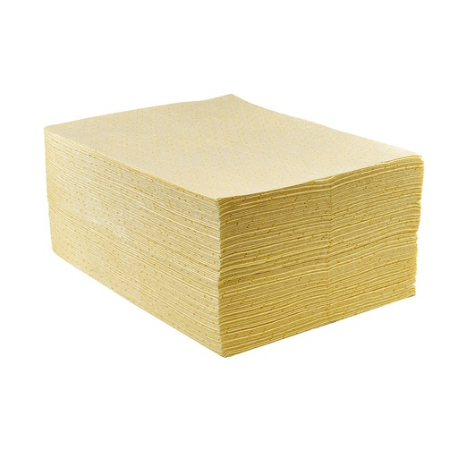 [SM80YER] Tapis absorbant chimique - Jaune (200 pièces)