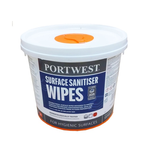 [WIW50WHR] Lingettes désinfectantes pour surfaces (225 lingettes) - Blanc