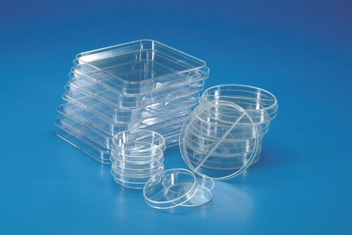 BÔITES DE PÉTRI À USAGE UNIQUE - Aseptiques (500 pièces)