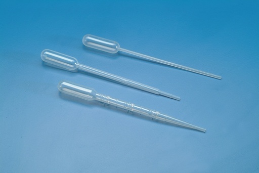 Pipette pasteur en polyéthylène - 500 pièces