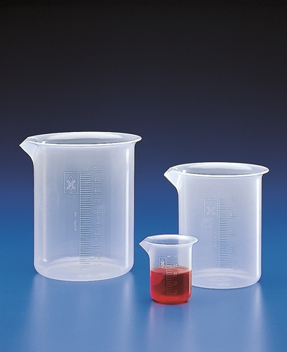 LOW FORM GRADUATED BEAKERS PFA IN PP - CLASS B