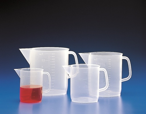 GRADUATED ROUND JUGS SHORT SHAPE IN PP