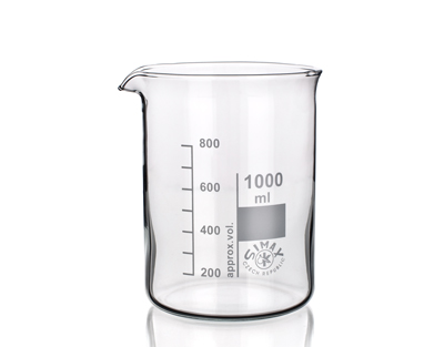 Bécher à bec forme basse en verre borosilicate Simax