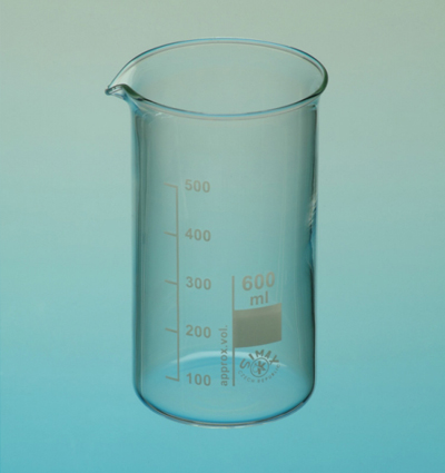 Beaker Simax tall form with spout, borosilicate glass