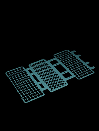 [108027142] Racks for tubes, Rack in PP for test tubes ø 12 and 13 mm, box of 50