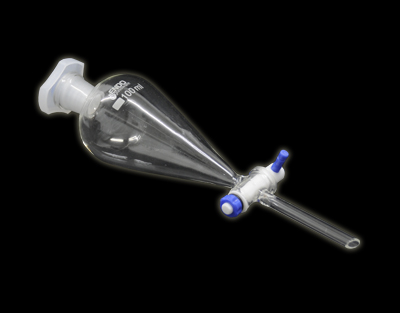 Ampoules à décanter SQUIBB, robinet téflon