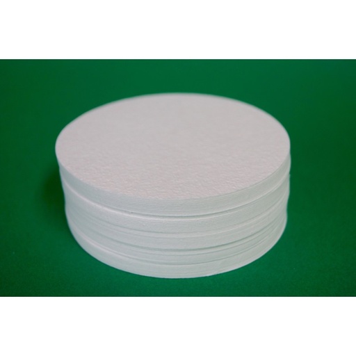 Boîte de 100 filtres à plat en microfibres de verre 65g/m2