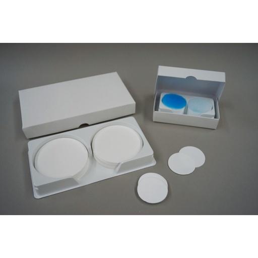 Boîte de 100 filtres en fibres de verre hydrophile 73g/m2