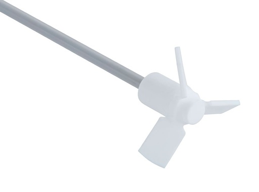[137000029] Agitateur à hélice, 3 pales, PTFE, Ø75 mm, 350 mm